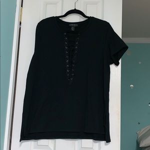 Lace-Up Tee